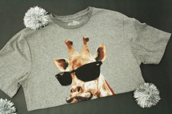 Social Republic Hipster Giraffe T-Shirt